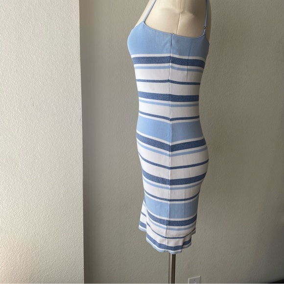 By the way- body on stripe dress - Picture 2 of 4